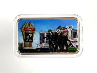 All-Chips Silver & Enamels 1oz .999 Fine Silver Ingot/Bar