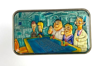 All-Chips Silver & Enamels 1oz .999 Fine Silver Ingot/Bar