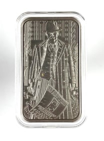 Pit Bullion John Dillinger 1 oz .999 Fine Silver Bar/Ingot