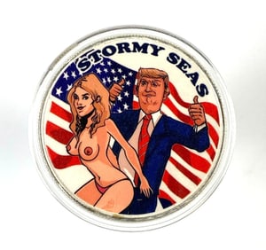 Locker Mint Donald Trump ?Stormy Seas? 1oz .999 Fine Silver Round