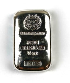 Germania Mint 5 oz .999 Fine Silver Bar/Ingot