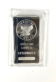 Sunshine Minting Eagle 10 oz .999 Fine Silver Ingot/ Bar