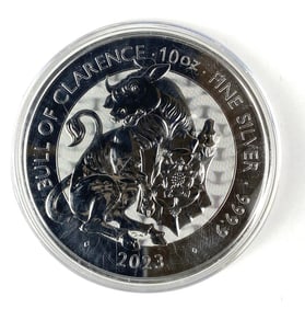 2023 Great Britain 10 Pound Bill of Clarence 10 oz .999 Fine Silver Coin