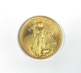 2001 US Mint $5 1/10th oz American Gold Eagle