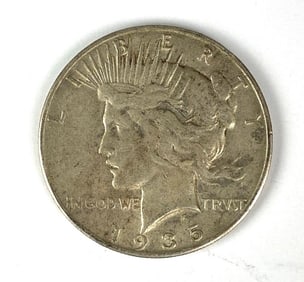 1935 S US $1 Peace Silver Dollar