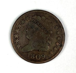 1809 US Classic Half Cent