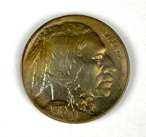 1918 D US Buffalo Nickel