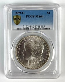 PCGS Graded 1889-O US $1 Morgan Silver Dollar MS64