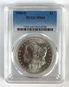 PCGS Graded 1904-O US $1 Morgan Silver Dollar MS64