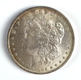 1884-O US $1 Morgan Silver Dollar