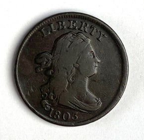 1803 US Draped Bust Half-Cent