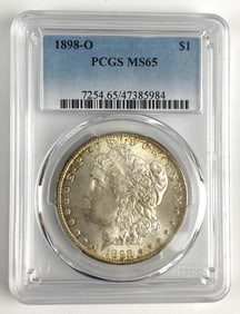 1898-O PCGS Graded MS 65 US Morgan Silver Dollar