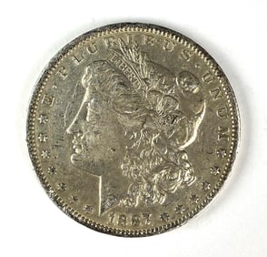 1887 O Morgan Silver Dollar Coin
