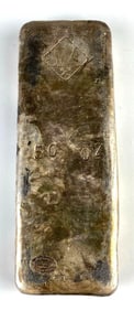 RARE JM 50 oz .999 Silver Ingot/ Bar