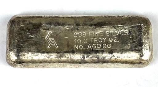 GA 10 oz .999 Silver Ingot/Bar