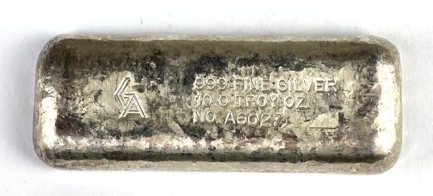 GA 10 oz .999 Silver Ingot/Bar