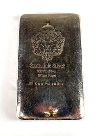 Scottsdale Silver 10 oz .999 Silver Ingot/Bar