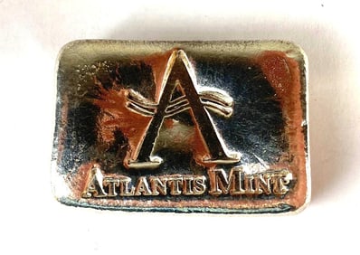 Atlantis Mint 5 oz .999 Silver Ingot/Bar