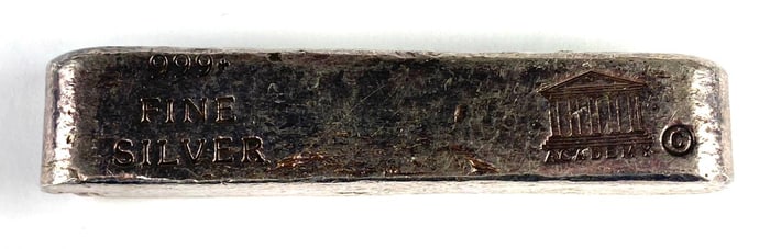 Academy 5.24 oz .999 Silver Ingot/Bar