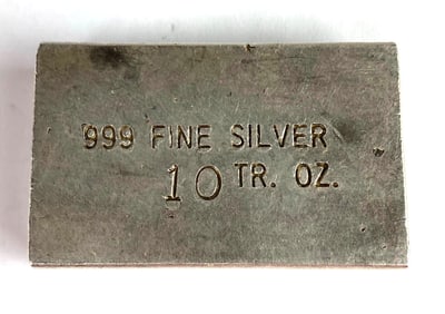 EPM 10 oz .999 Fine Silver Ingot/Bar