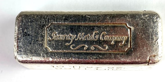 Security Metal Company 10oz .999 Fine Silver Ingot/Bars
