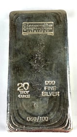 yeagermeister Limited 20 oz .999 Fine Silver Ingot/Bar
