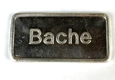 Bache 1 oz .999 Fine Silver Ingot/Bar