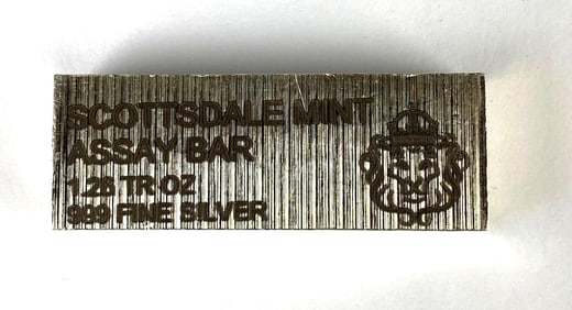 Scottsdale Mint 1.22 oz .999 Fine Silver Ingot/Bar