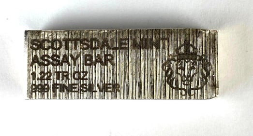 Scottsdale Mint 1 oz .999 Fine Silver Ingot/Bar