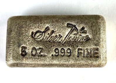 Silver Towne 5 oz .999 Fine Silver Ingot/Bar