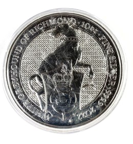 2022 White Greyhound of Richmond 10 oz .999 Silver Round