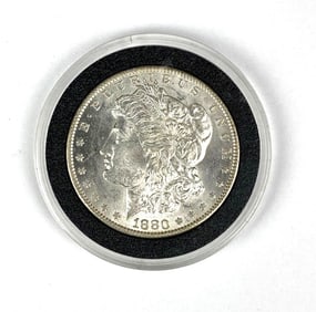 1880 US Morgan Silver Dollar