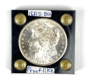 1881 S US Morgan Silver Dollar