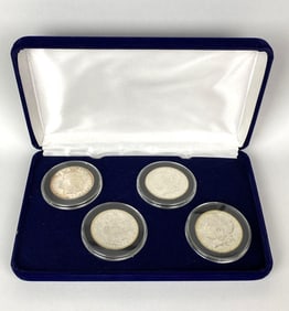 Group of 4 US Morgan Silver Dollar