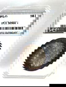 PCI Graded 1885 U.S. $1 Silver Eagle MS64