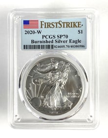 PCGS Graded 2020 U.S. $1 Silver Eagle MP70