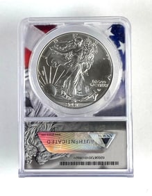 ANACS Graded 2021 U.S. $1 Silver Eagle MS70