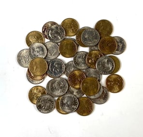 Group of 41 Anthony and Sacagawea Dollar coins