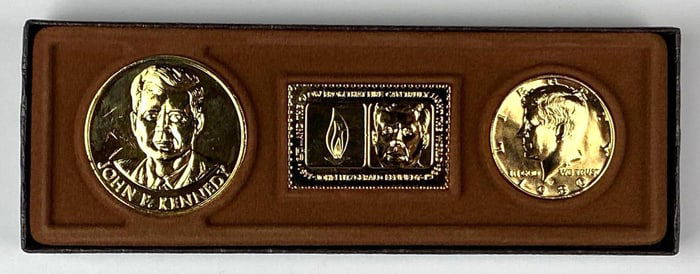 1980 The American Treasury Mint John F Kennedy Commemorative Coin Set