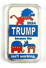 2025 Trump Ballot 1 oz .999 Fine Silver Ingot/ Bar