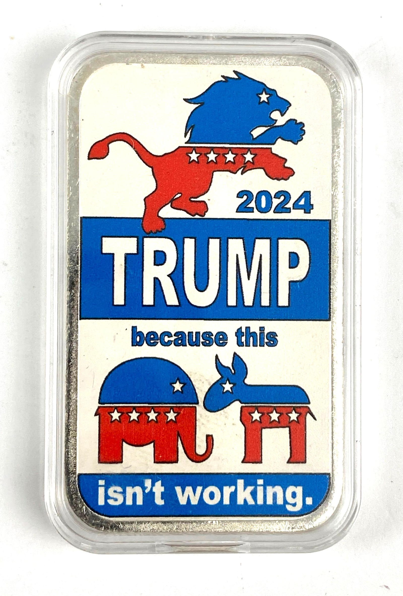 2025 Trump Ballot 1 oz .999 Fine Silver Ingot/ Bar: 2025 Trump Ballot 1 oz .999 Fine Silver Ingot/ Bar