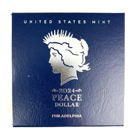 2024 P US Mint $1 Peace Silver Dollar