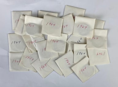 Group of 25 Kennedy 90% Silver Half Dollars