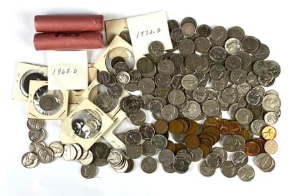 Large Group of Assorted Coins