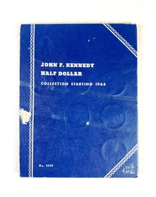 Group of 36 US Kennedy Silver Half Dollars in Whitman Collector Book