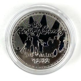 2022 Great Britain 2 Pound The Rolling Stones 1 oz .999 Fine Silver Coin