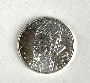 1 GRAM  Indian OZ Mint 1g .999 Silver Round