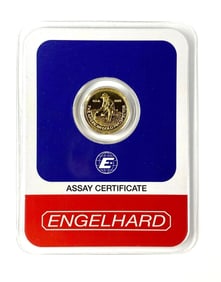2025 Engelhard Prospector 1/10th oz 999.9 Fine Gold Round