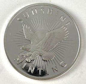Sunshine Minting Eagle 1 oz .999 Fine Silver Round