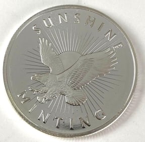 Sunshine Minting Eagle 1 oz .999 Fine Silver Round
